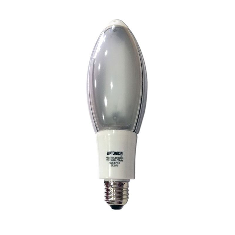 25W LED E27 Kolbenlampe Kunststoff Kaltweiß